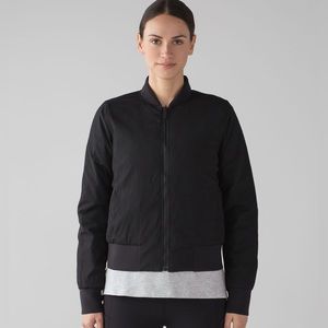 Lululemon Non-Stop Bomber *Reversible Black